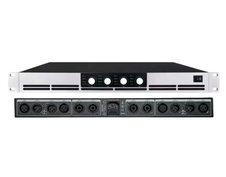 

D4500 1U Digital Power Amplifier Professional 4 Channel Power Amplifier 1500W