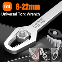 Xiaomi 8-22mm Universal Torx Wrench Double-head Self-tightening Adjustable Glasses Wrench Board Torx Spanner Hand Repair Tools