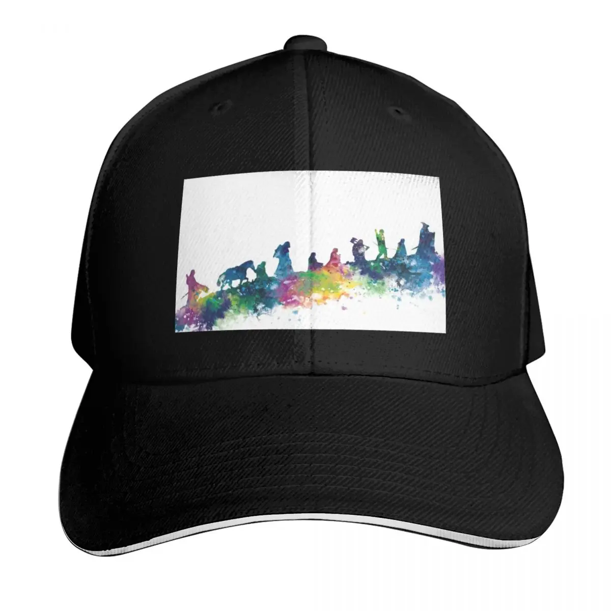 colorful journey Baseball Cap Summer Beach Travel Streetwear Hip Hop Trendy Vintage Retro Embroidered