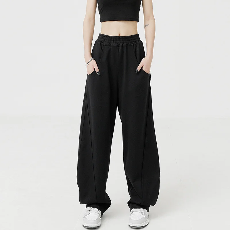 

Women wide leg pants baggy pants female high waist pants kz10