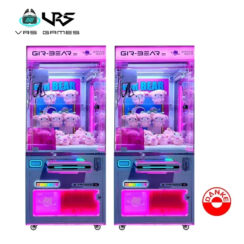 Coin-Operated Toy Claw Vending Machines Plush Arcade Crane Game Doll Machines for Kids' Entertainment