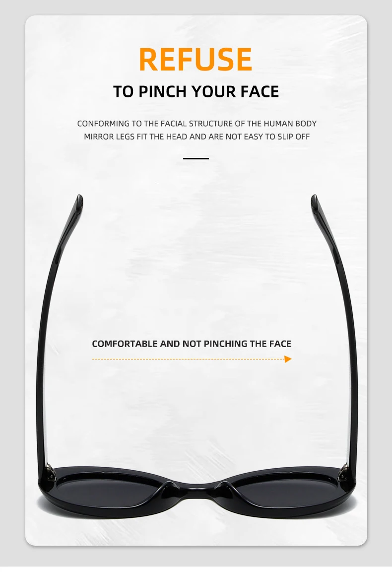 SO&EI Neue Ovale Gelee Farbe Frauen Sonnenbrille Mode Gelb Grün Shades UV400 Männer Trend Gradienten Sonnenbrille – Detail 3