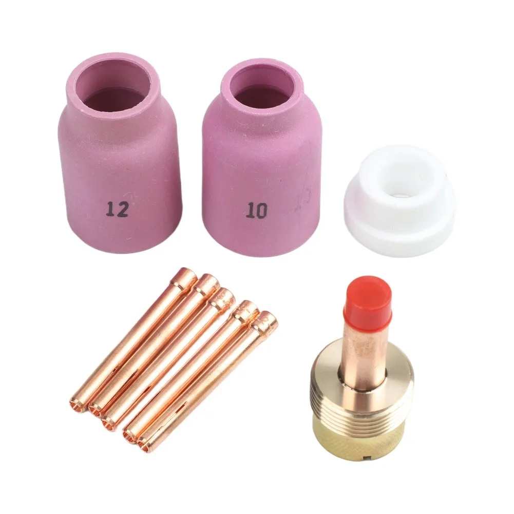Alumina Cup Gas Lens Kit Comprehensive Set Effective Welding Tasks Enhanced Gas Flow Welding Applications For WP26