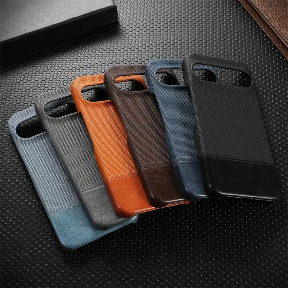 Business Style Phone Case for Google Pixel 9 8 Pro XL 8A Splicing Design Shockproof Protection Hard Shell PU Leather Back Cover