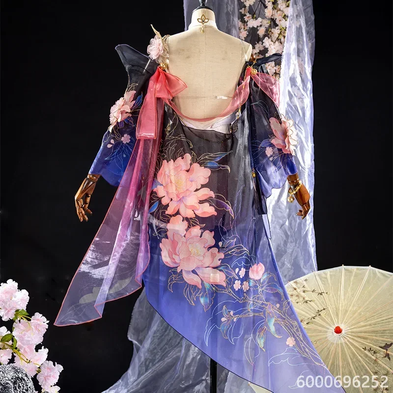 Тесса Косплей Naraka Bladepoint Аниме Женская мода Древнее платье Костюм Ролевая игра Одежда Хэллоуин Вечеринка Костюм Новое поступление @ 0