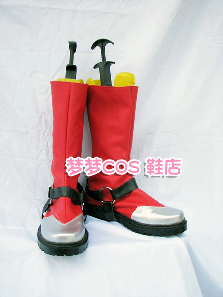 Blazblue Ragna The Bloodedge Cosplay Schuhe Stiefel Anime Halloween Party Kostüm Zubehör Requisiten