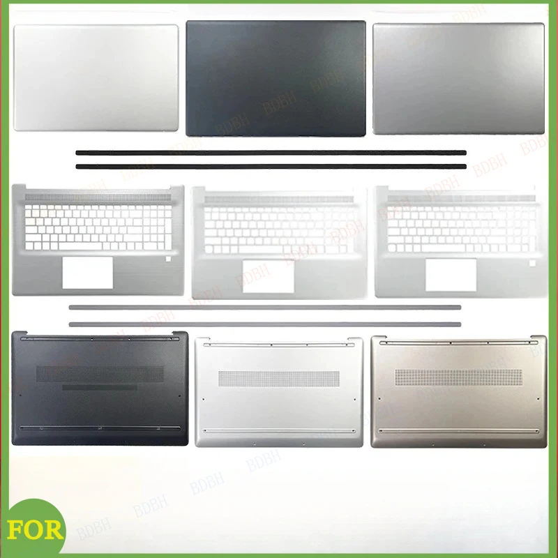 Original New For 17-CN 17-CP 17s-cu 470 G8 TPN-L140 TPN-I139 Laptop LCD Back Cover Rear Lid Palmrest Cover Bottom Case Silver
