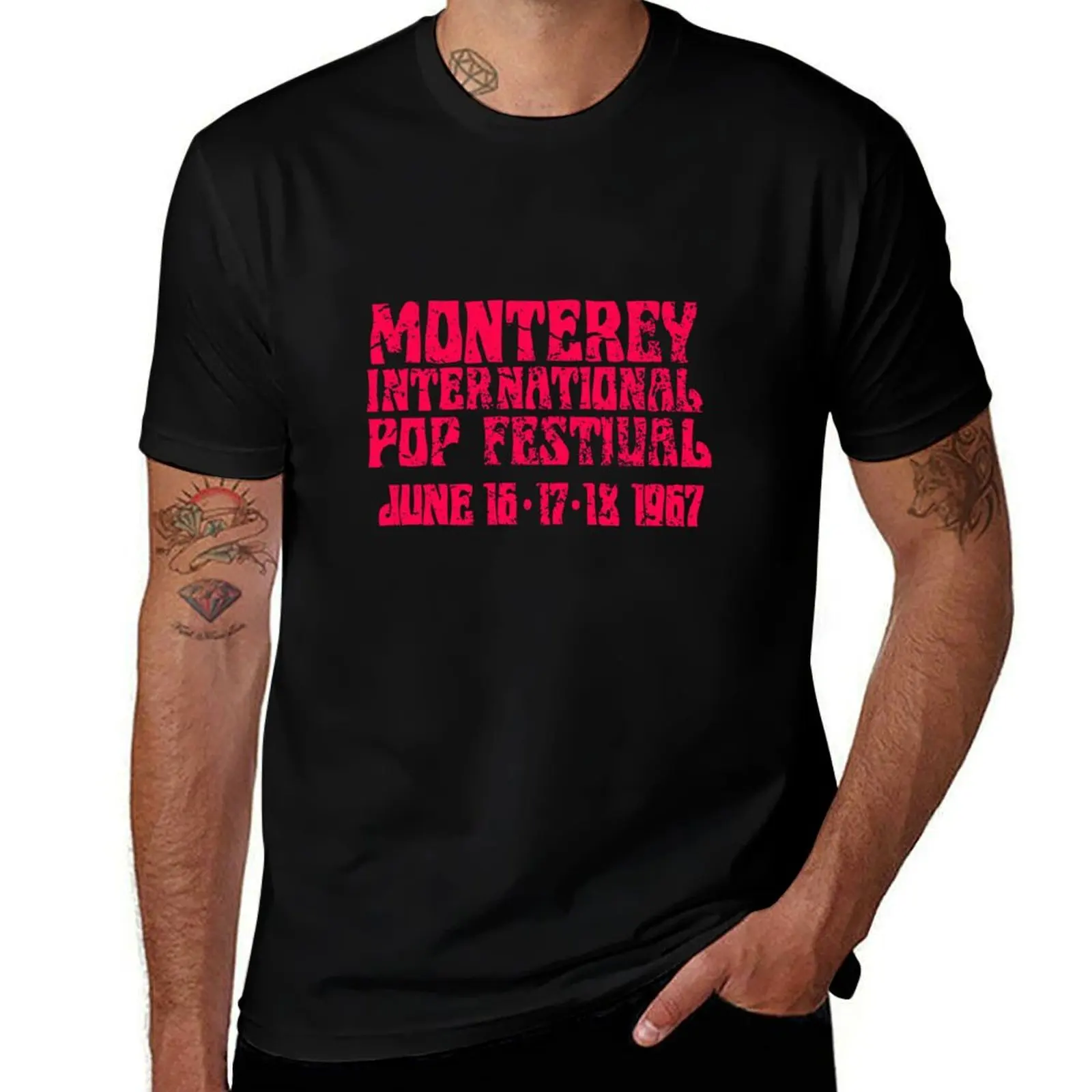 

Old music festival International Pop Festival 1967 T-Shirt anime t shirts graphic t shirt vintage cute tops luxury clothes men