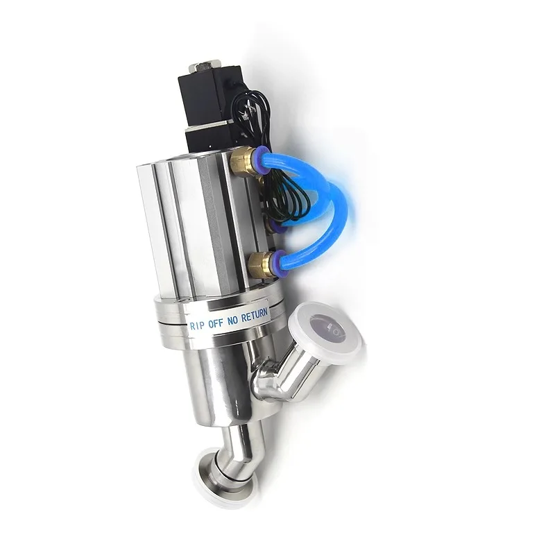 KF (NW) صمام فلابر هوائي من النوع Y صمام زاوية صمام زاوية هوائي GDQ فراغ عالي #3