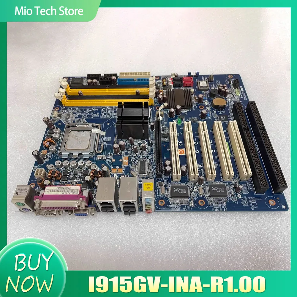 I915GV-INA-R1.00 dual ISA slot dual network port industrial control equipment motherboard