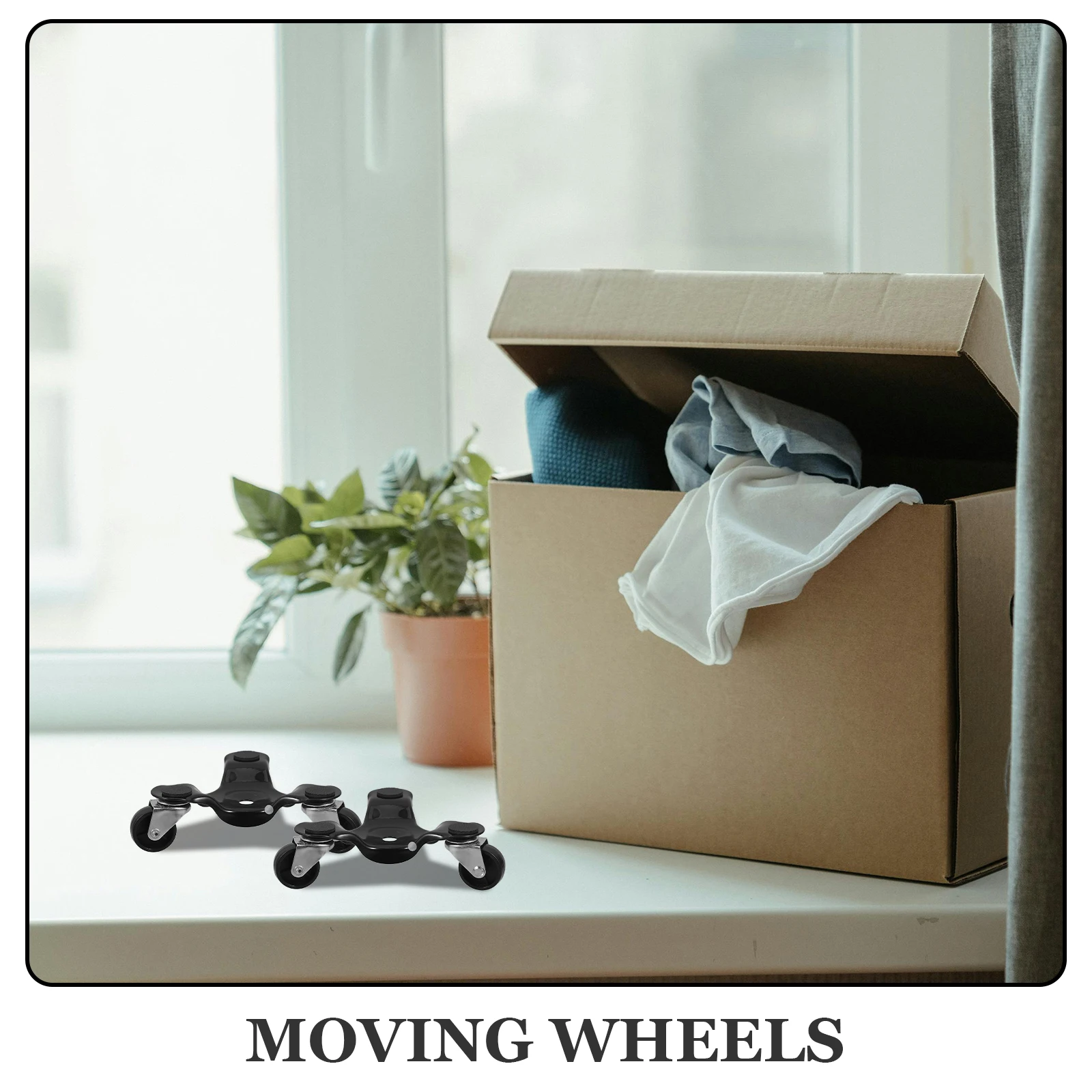 

2pcs Moving Tool Triangle 3 Wheel Mover Small With Wheels Furniture Mover Dolly Metal -Dolly For Moving Appliances Heavy Duty