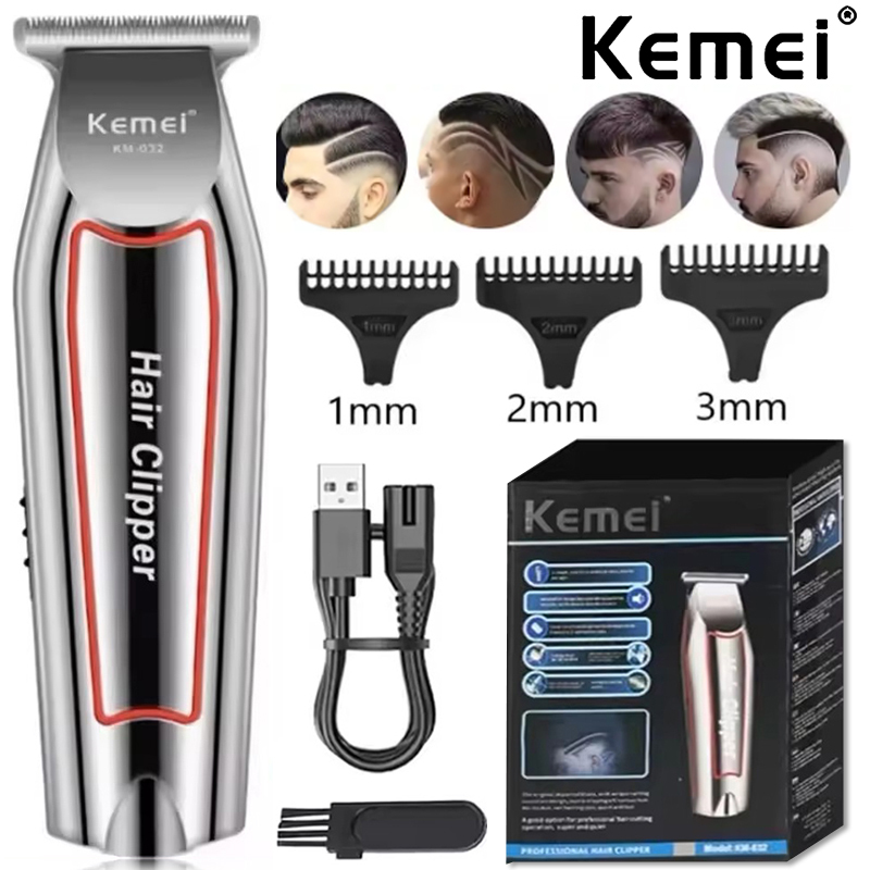  Kemei Professional Hair Trimmer Electric Beard Trimmer For Men Hair Clipper Hair Cutter Machine Haircut Grooming Kit KM-032 