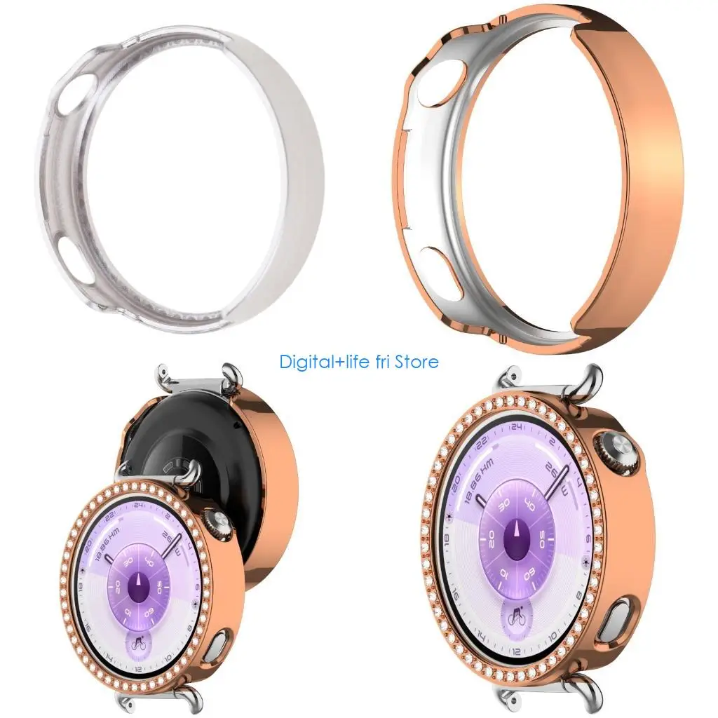 E06D Scratch Resistant Smartwatch Cover Hollowed Case for Watch GT6 41mm