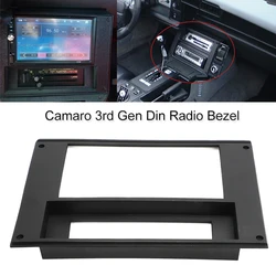 For Chevrolet 3rd Gen Camaro Double Din Radio Bezel Reversed HVAC Controls Panel Frame Cover 1982 1983 1984 1985 -1990 1991 1992