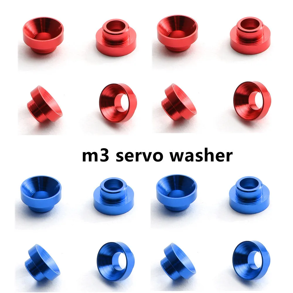 16 قطعة M3 سيرفو غسالة فاصل طوقا مجموعة ل RC سيارة قارب Steerig والعتاد فوتابا سانوا VP-PRO HITEC SAVOX #2