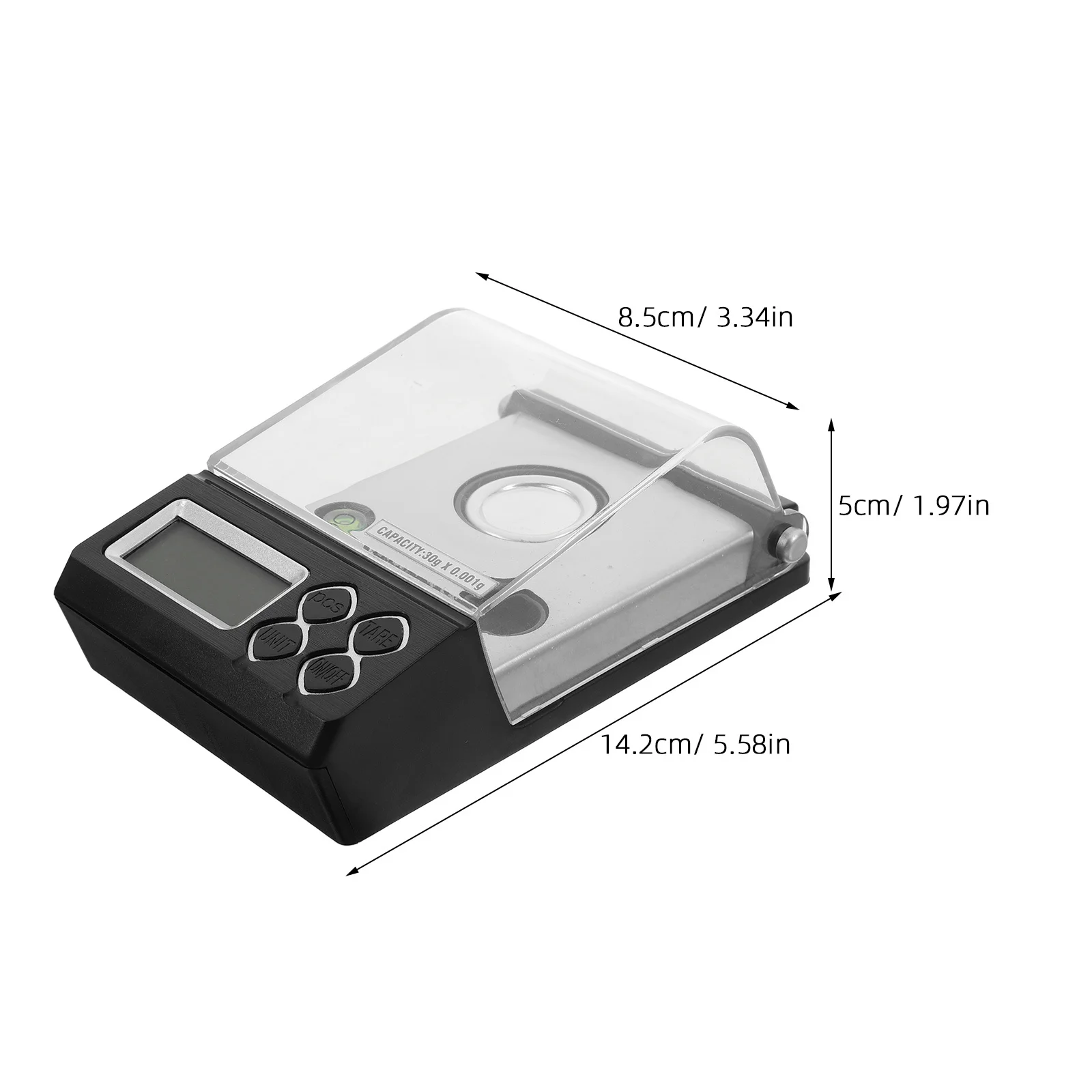 جهاز وزن الجيب الرقمي عالي الدقة لمقياس مليغرام للاستخدام في المختبر والأغذية السريرية أداة قياس حساسة #5