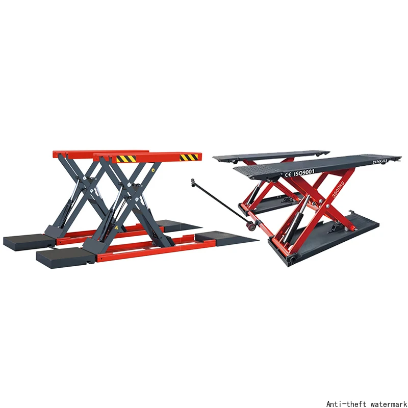 2026 - Portable medium-duty car lift, dual-post scissor lift for sale.