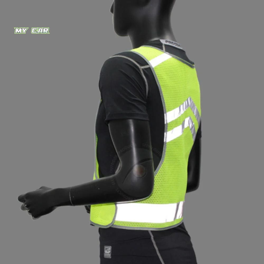 

with Storage Bag Reflective Vest Lightweight Night Warning Reflective Safety Jacket High Visibility Adjustable