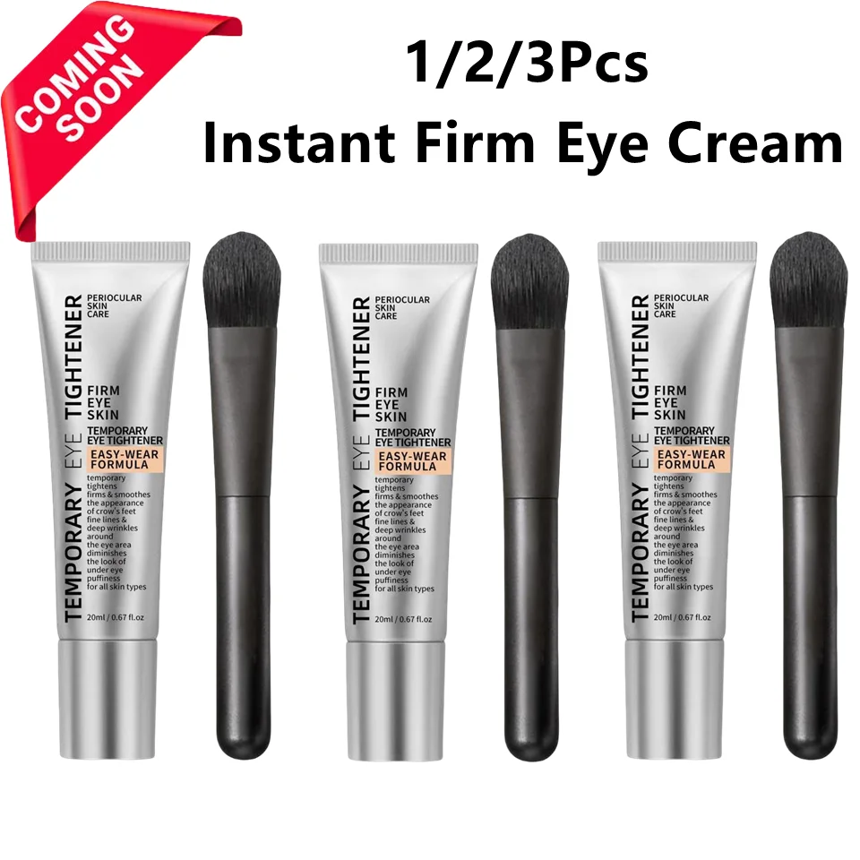 1/2/3Pcs Instant Firm Eye Cream Instant Under Eye Tightening & Depuffing Cream Smooth Fine Lines Reduce Puffiness Dark Circles
