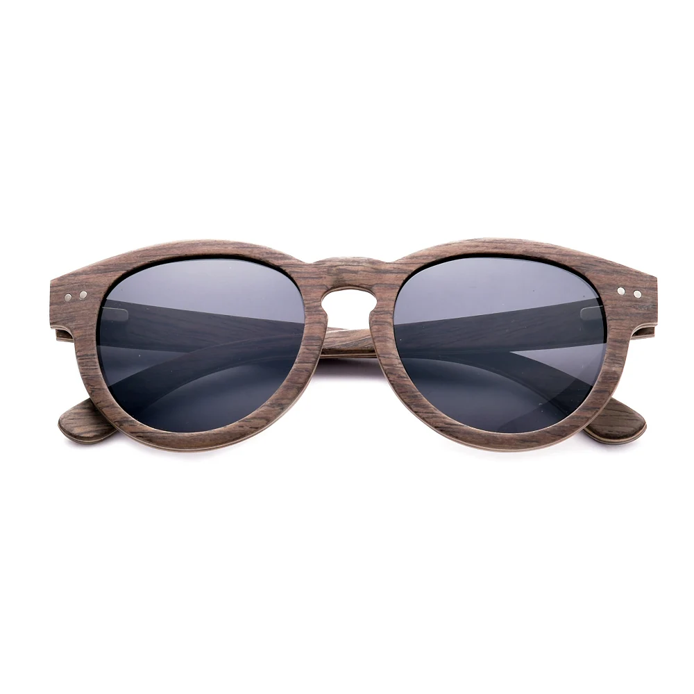Walnut Veneer Natural Wood Sunglasses Women 2025 Designer Luxury Glasses for Men Bamboo Polarized Shades Droppship Custom Logo