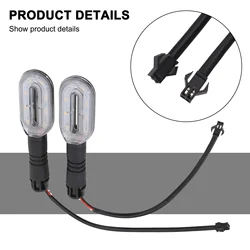 Electric Bicycle 36V-72V Ebike Taillight Turn Signal Rear Rack Lamp Tail Light Ebike Light Electric Bicycle Turn Signal Lamp