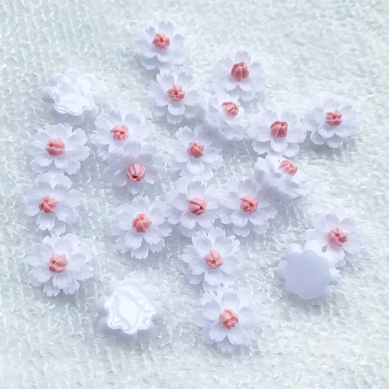 50Pcs White Flower …