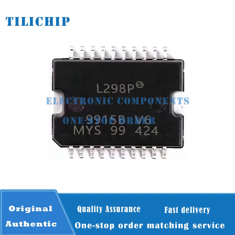 5PCS L298P SOP20 L298P013TR L298 2A 25W Brand new dual full-bridge driver high voltage high current IC in stock
