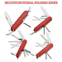 1/2PCS 5/7/9/11 IN 1 Multifunctional Folding Knife Stainless Steel Knives Pocket Hunting Knife Outdoor Camping Survival Tool