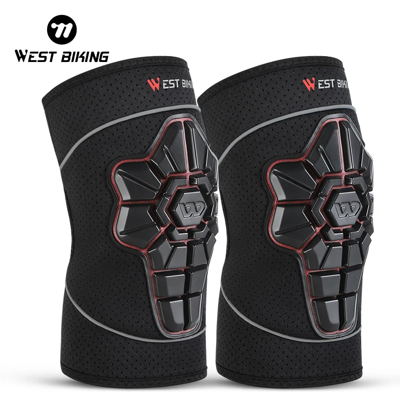 WEST BIKING Collision Protection Children's Knee Pads For Outdoor Sports Cycling Thickened Protective Gear Sport Knee Brace