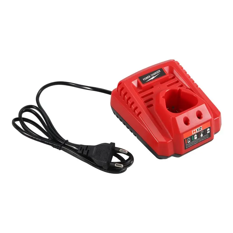 SEWS-Battery For N12 Battery 3A Fast Charging Replacement 48-11-2401 C12B C12BX EU Plug