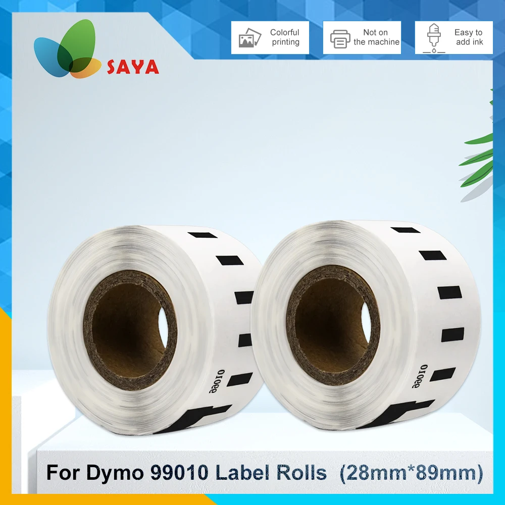 99010 Label 28mm*89mm Thermal Paper Work for Dymo LabelWriter 400 450 450Turbo Printer SLP 440 450 130pcs/roll