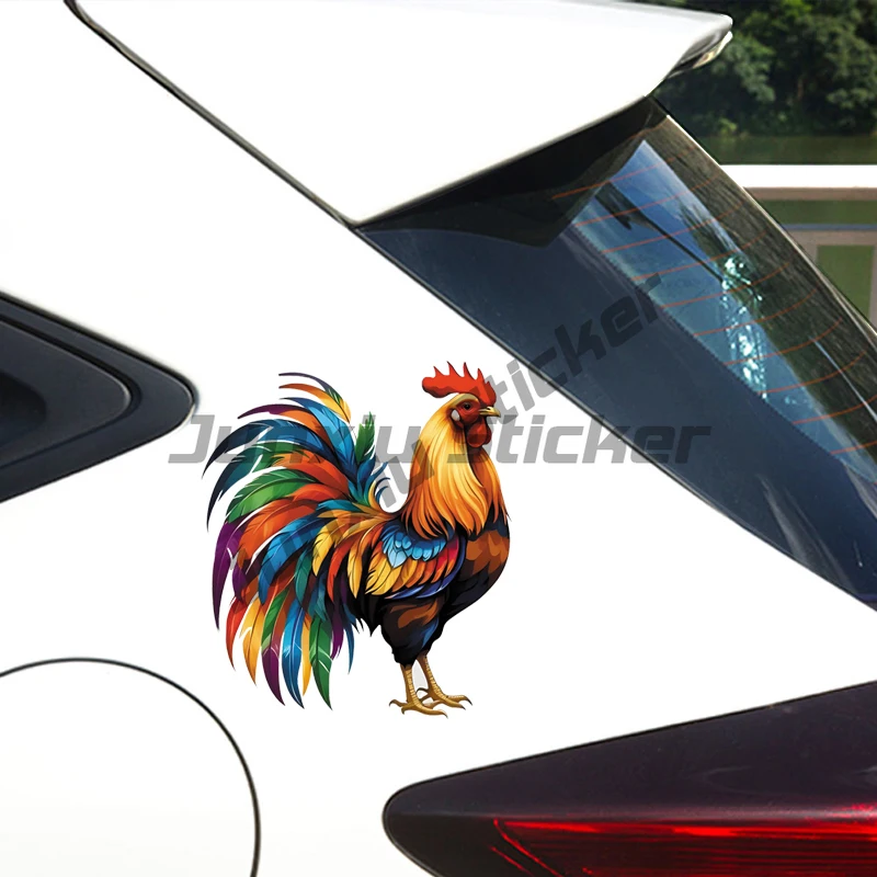 

Creative and Cool Seven Color Rooster Stickers, Car Stickers, Motorcycle Stickers, Refrigerator Stickers