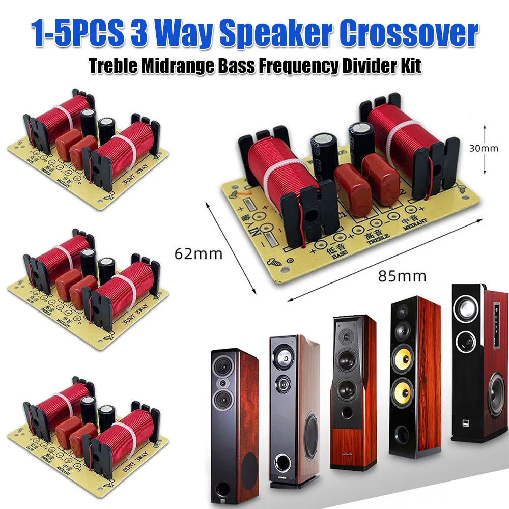 3 Way Speaker Cross…