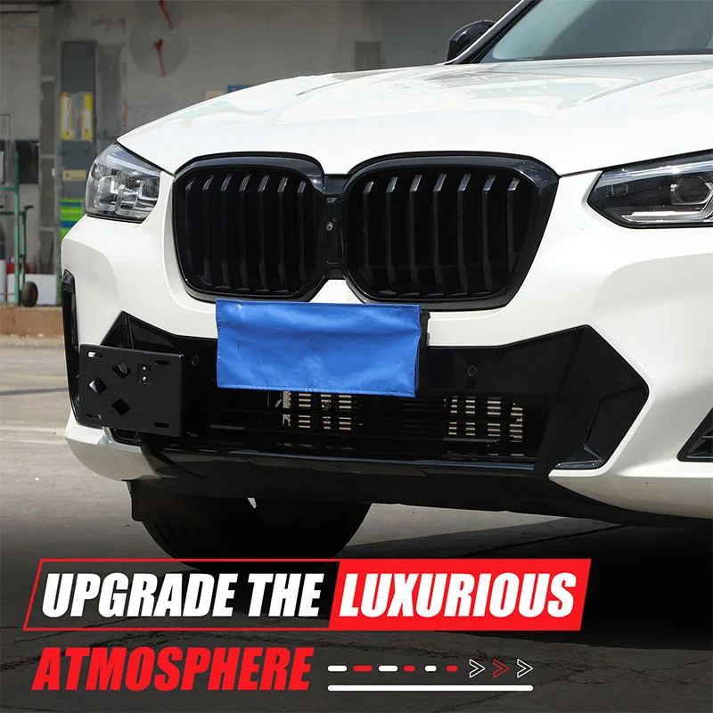 

For 22+ BMW X3 front license plate side mounted license plate frame aluminum alloy car license plate frame accessories