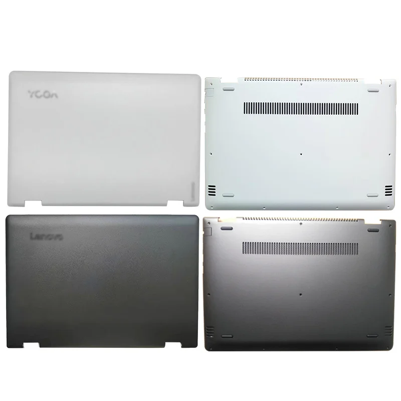 

Laptop NEW For Lenovo Yoga 510-14ISK Ideapad Flex4-1470 Laptops Case LCD Back Cover/Bottom Case Computer Case White Black