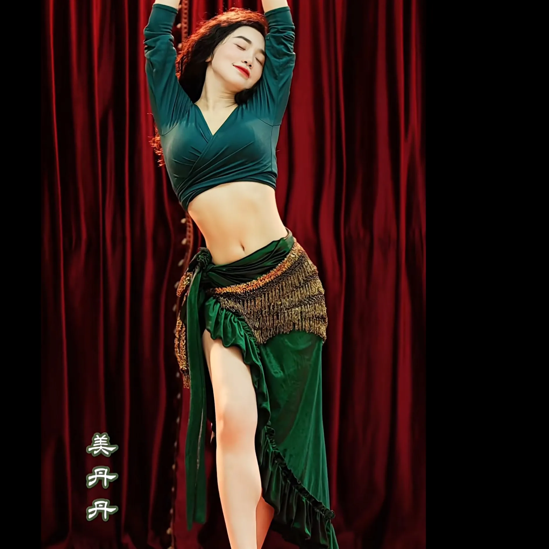 

2026 BellyDance Costume Set for Women Comfortable and Elegant Professional Training Clothing Oriental Dance Practice clothes