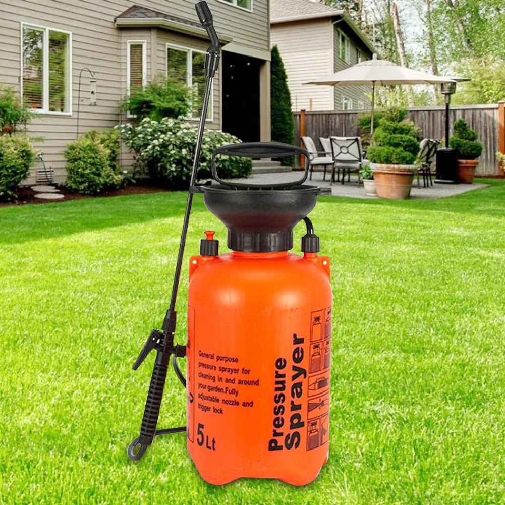 

5L Garden Pressure Sprayer Air Pressure Sprayer 2 Spray Modes Plant Spray Bottle Adjustable Strap for Agricultural Gardening