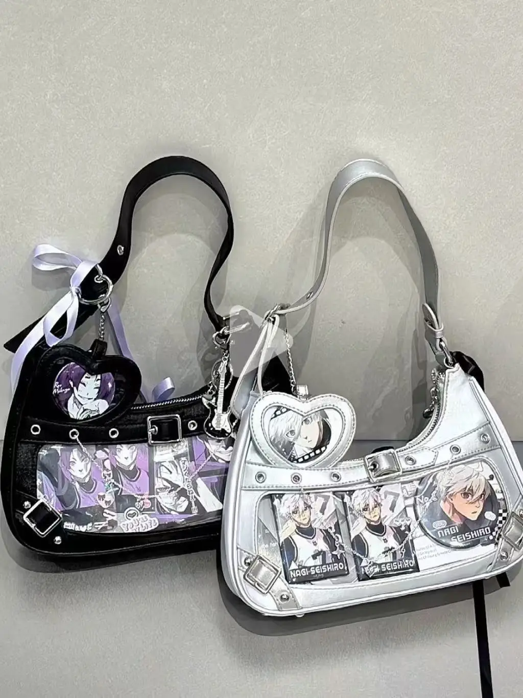 حقيبة نسائية بتصميم أصلي حقائب كتف يومية للطلاب الفرنسيين حقيبة تحت الإبط لحقيبة نسائية #1