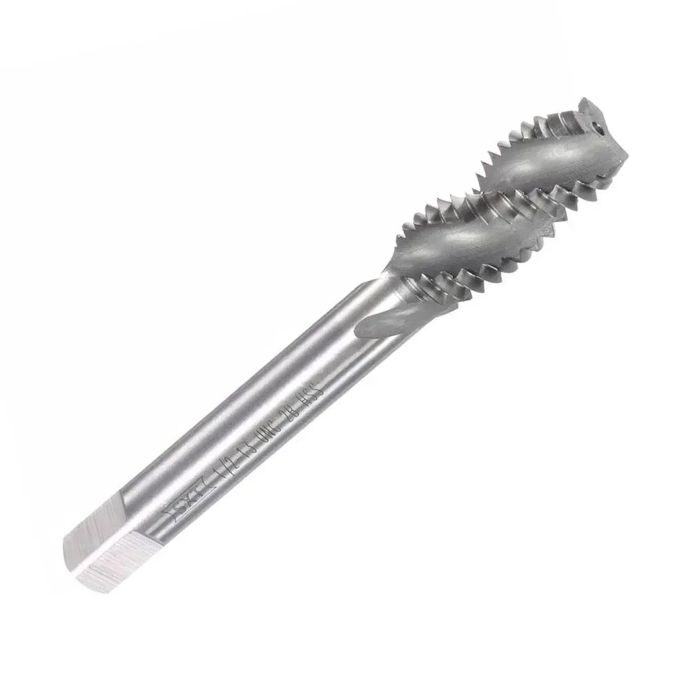Filettatura della macchina Tap 1/2/90-13 UNC filettatura rubinetto scanalatura a spirale Design rimozione del Chip verso l'alto resistenza all'usura per foratura e maschiatura