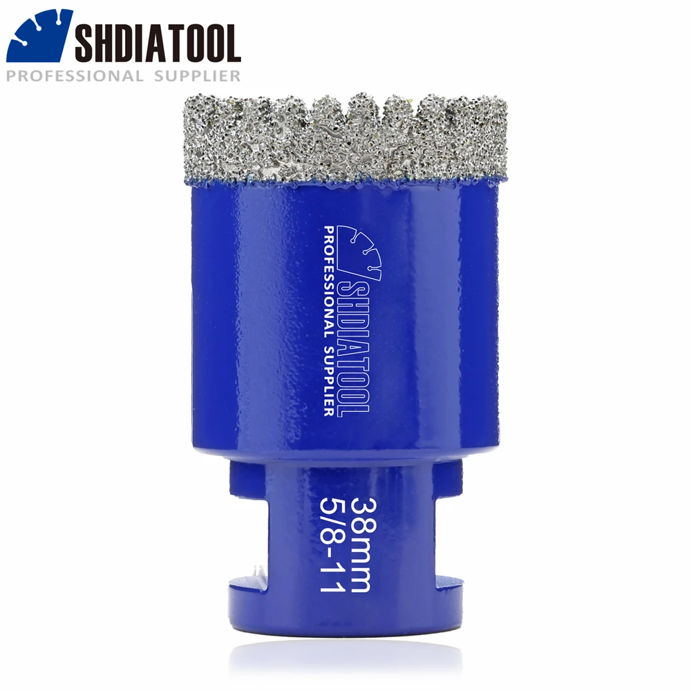 SHDIATOOL 1Pc Diamond Drill Bit Dia 19-102mm Drilling Crowns Hole Saw Cutter Ceramic Tile Porcelain Marble Granite 5 8-11 Thread