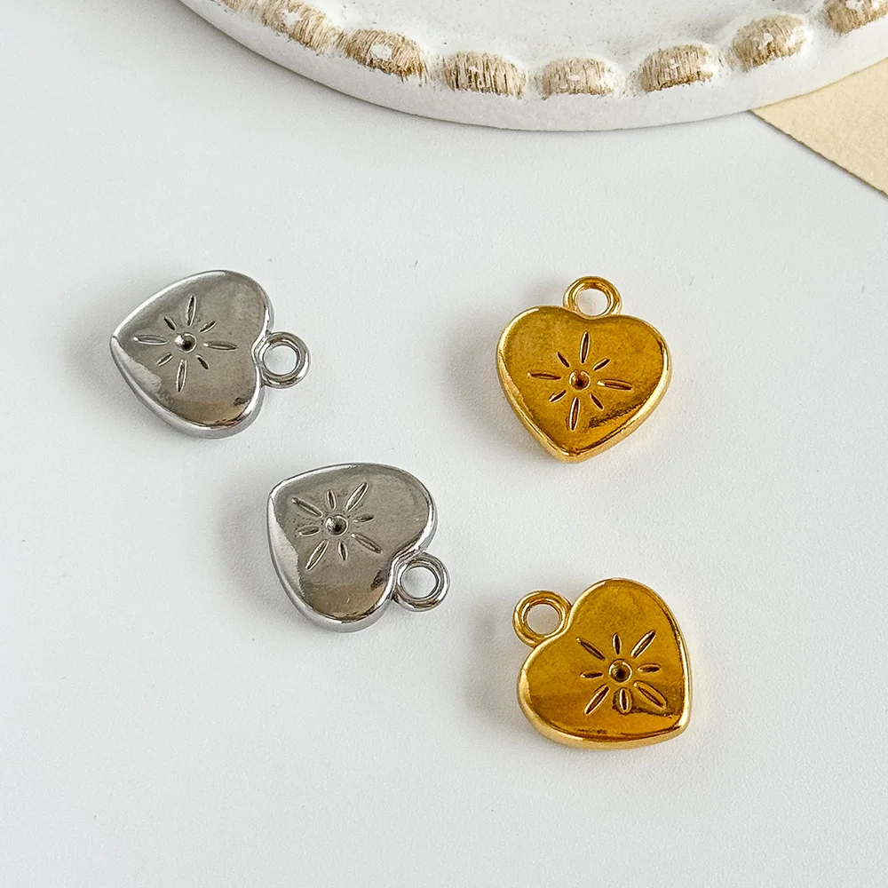 

Cordial Design 100Pcs 13*15MM Jewelry Findings/Heart Shape/Charms For Necklace/Hand Made/DIY Stainless Steel Pendant #195286