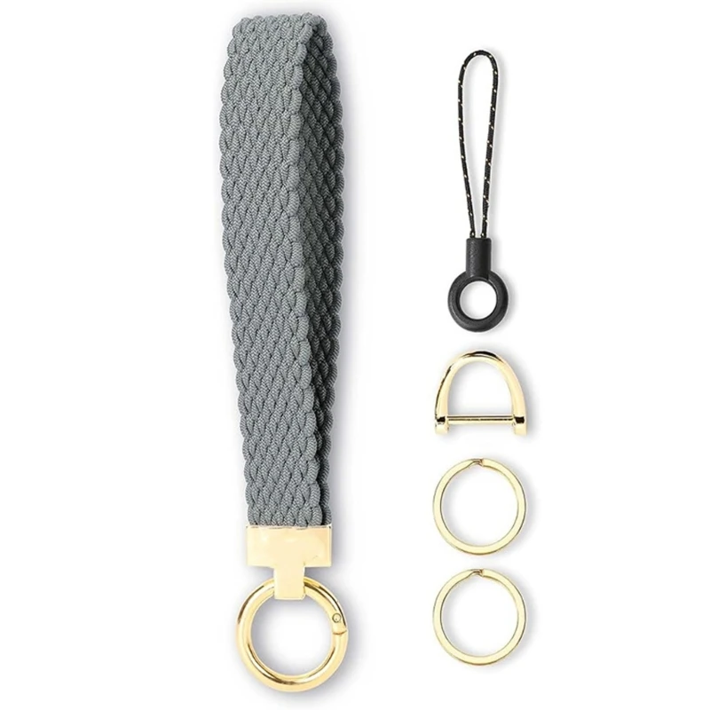Heavy Duty Metal Keychain Wristband Not Slip Car Organizers Simple Clip On Design for Daily Use Travel Essential