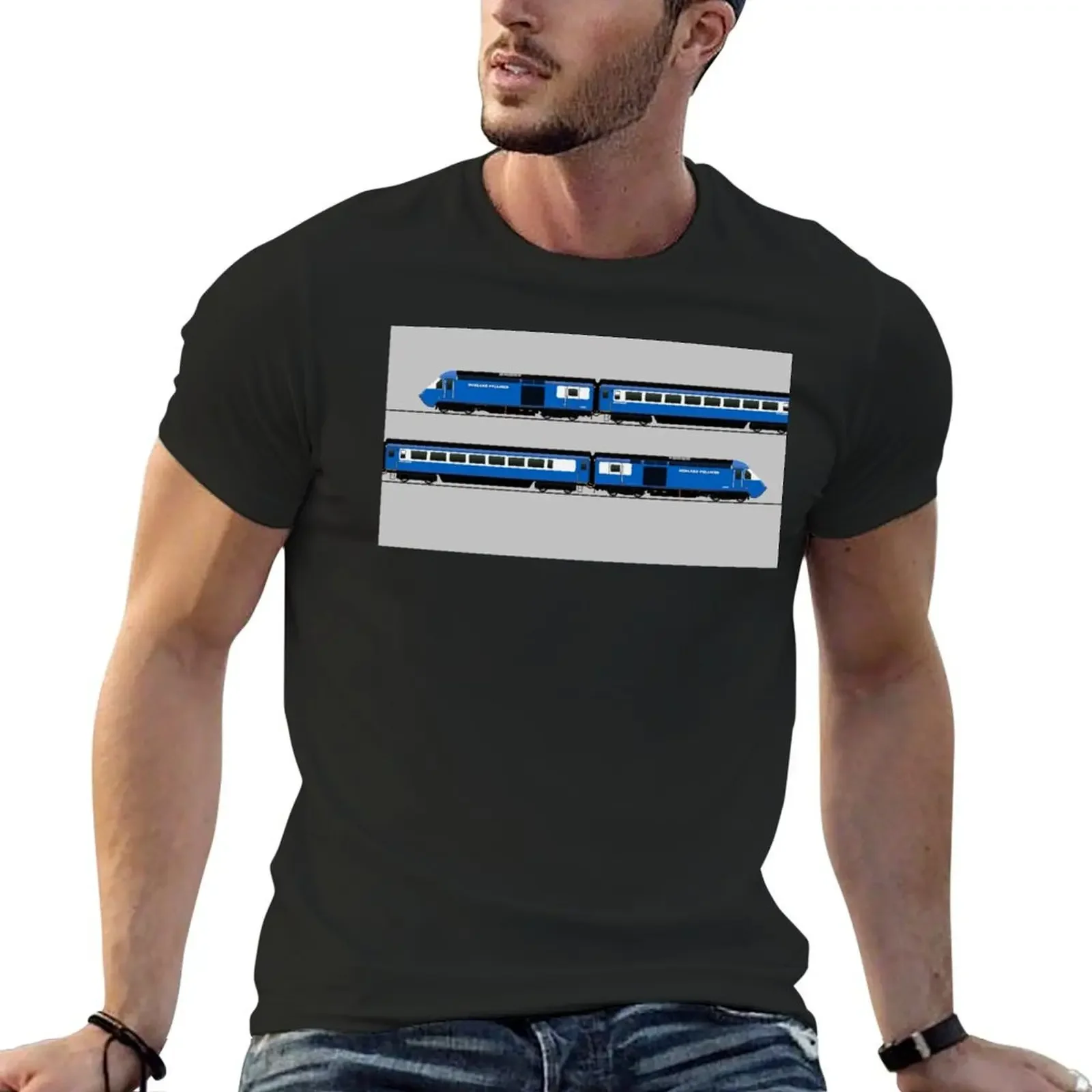 MIDLAND PULLMAN HST T-Shirt baggy shirts plus sizes graphic tee shirt slim fit t shirts for men