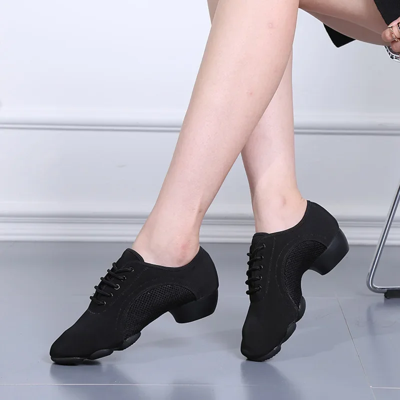 SETA 34-46 Männer Erwachsene Latin Dance Schuhe Lehrer Weiche Schuhe Lehrer Tanz Schuh Oxford Latin Schuhe Weibliche Stoff ferse 3cm