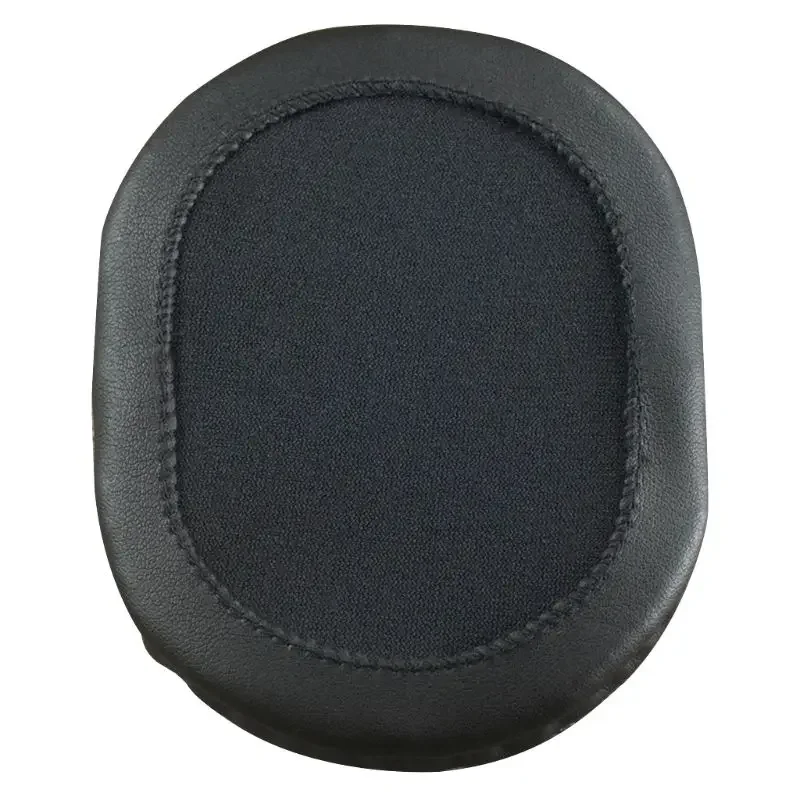 2 szt. Kwadratowe owalne słuchawki wymiana nauszników miękka skóra wkładki do uszu pianki memory obicia na poduszki