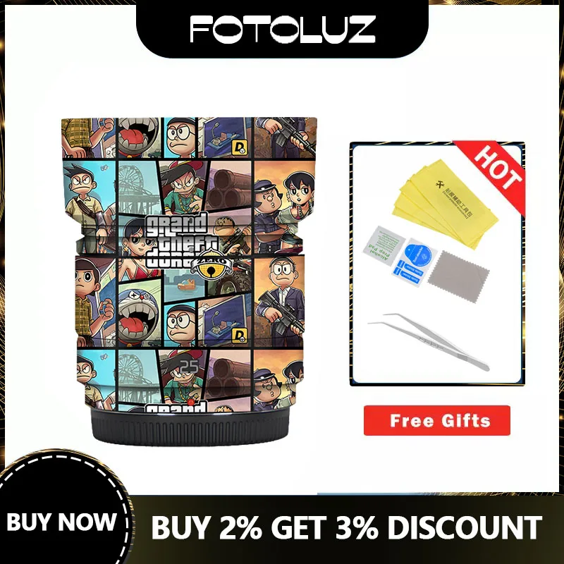 Wrap Skin Voor Panasonic 25mmF1.7 Fashion Klassieke Lens Huid 25mmF1.7 Camera Sticker Anti-Scratch Protector Cover Decal