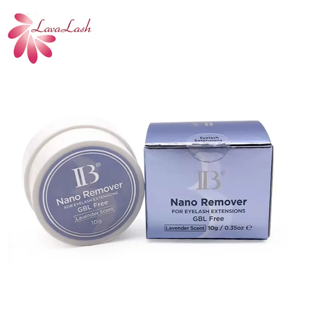 Korea Original IB NANO REMOVER For Eyelash Extensions 10g Cream TYPE False Lashes Glue Remover Fast Clean Tool NO Stimulation