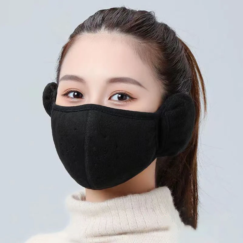 Thermal Half Face Cover Winter Skiing Cycling Sport Mask Earmuff Men Women Hunting Skateboard Reusable Ear Protection Masks