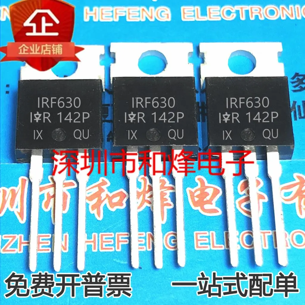 5PCS-10PCS IRF630PBF IRF630 9A 200V MOSTO220  ORIGINAL ON STOCK