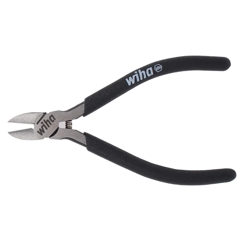 Wiha Tool Set 43533 Needle Nose Pliers for Clamping Cutting Stripping and Wiha 45965 Classic Diagonal Pliers 125mm Length